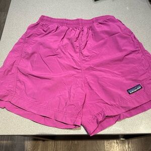 Patagonia Women's Hot Pink/Purple Athletic Running Shorts